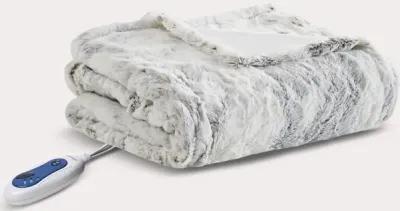 Beautyrest Zuri Oversized Heated Faux Fur Throw