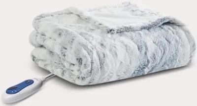 Beautyrest Zuri Oversized Heated Faux Fur Throw