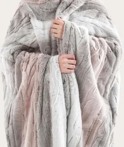 Beautyrest Zuri Oversized Heated Faux Fur Throw