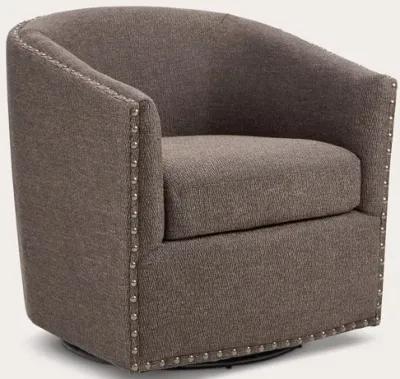 Madison Park Tyler Swivel Accent Chair - Grey