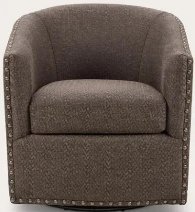 Madison Park Tyler Swivel Accent Chair - Grey