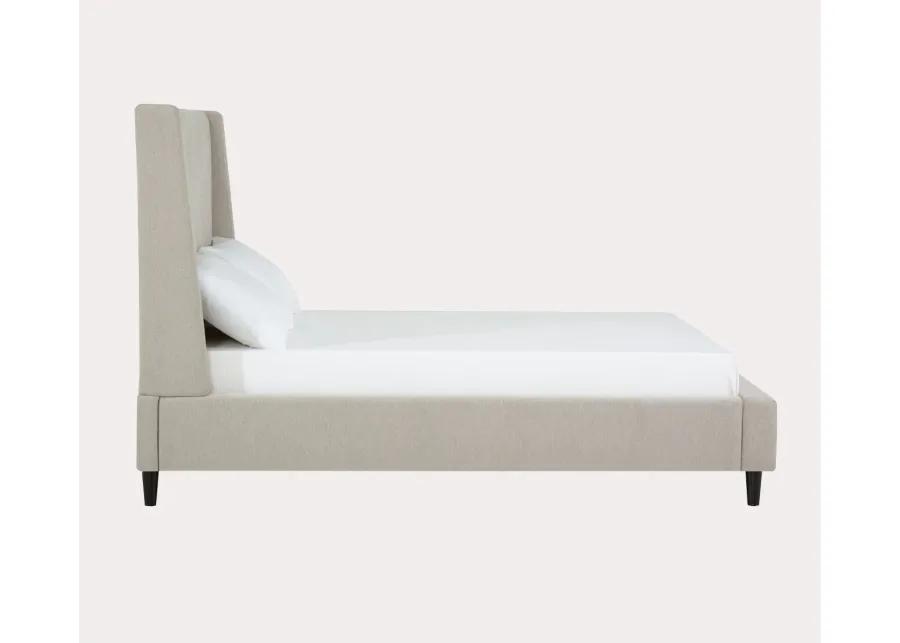 Palliser Skye Wingback Upholstered Bed - Queen