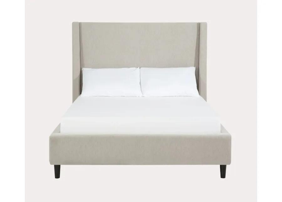 Palliser Skye Wingback Upholstered Bed - Queen