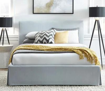 Modus Furniture Shelby Upholstered Skirted Panel Bed - King