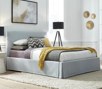 Modus Furniture Shelby Upholstered Skirted Panel Bed - King