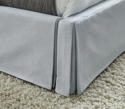 Modus Furniture Shelby Upholstered Skirted Panel Bed - King