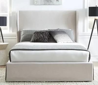 Modus Furniture Hera Upholstered Skirted Panel Bed - Full