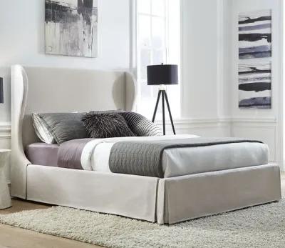 Modus Furniture Hera Upholstered Skirted Panel Bed - Full