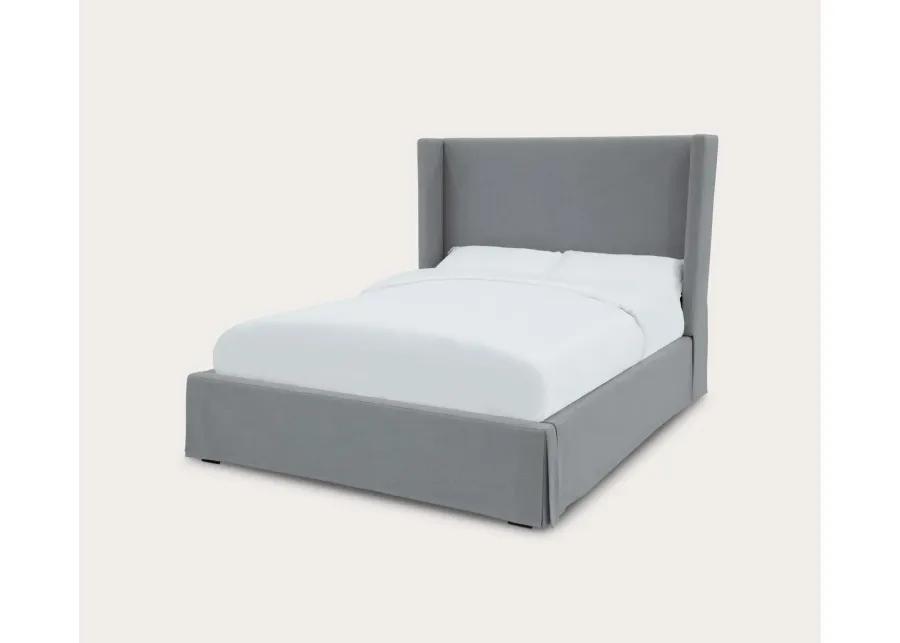 Modus Furniture Cresta Upholstered Skirted Panel Bed - Full