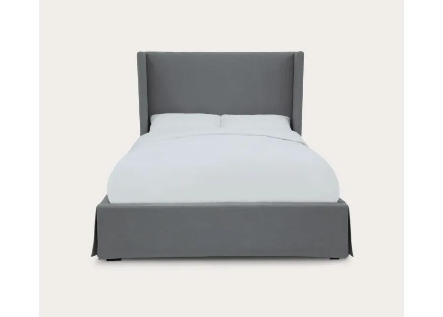 Modus Furniture Cresta Upholstered Skirted Panel Bed - Full