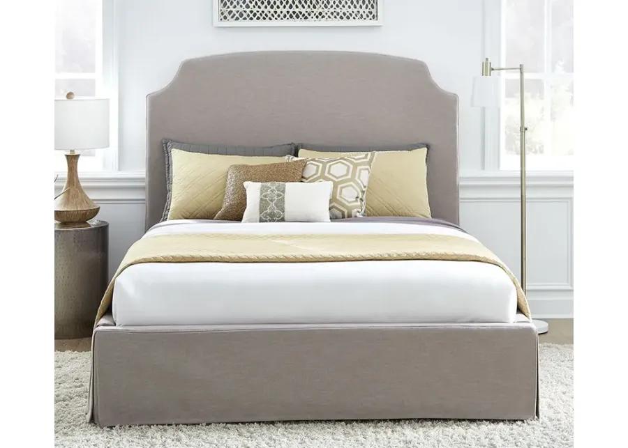 Modus Furniture Laurel Upholstered Skirted Panel Bed - Full