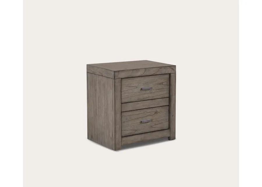 Aspen Home Modern Loft 2-Drawer Nightstand