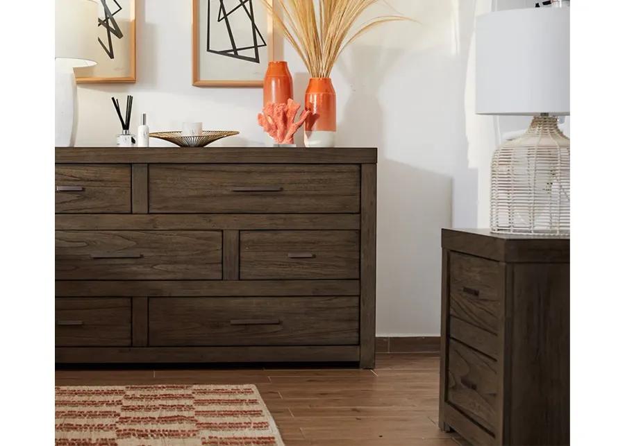 Aspen Home Modern Loft 2-Drawer Nightstand