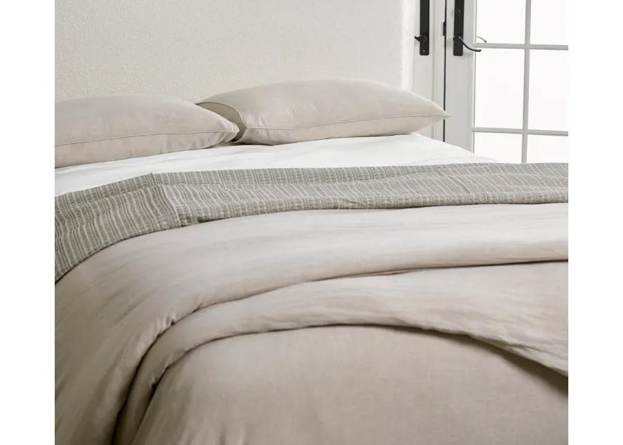 Cariloha Linen Duvet Cover Set - Linen Oatmeal - Queen