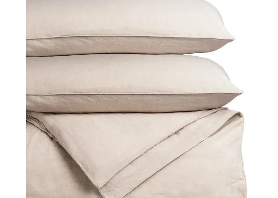 Cariloha Linen Duvet Cover Set - Linen Oatmeal - Queen