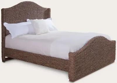 Palmetto Home Braided Sheltered Woven Bed - Brown - Queen