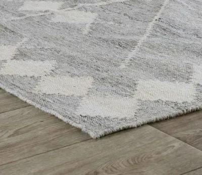 Villa by Classic Home Oasis Gray Multi Hand Woven Area Rug