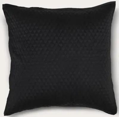 Villa by Classic Home Diamond Onyx Sateen Quilted Pillow Sham - King