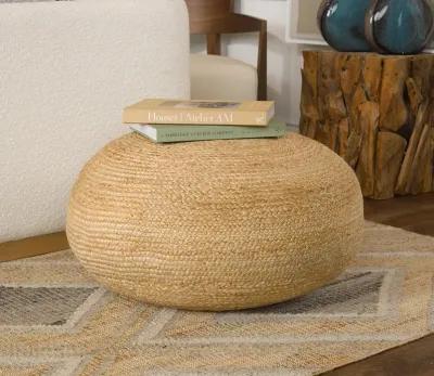 Villa by Classic Home Braga Jute Natural Pouf