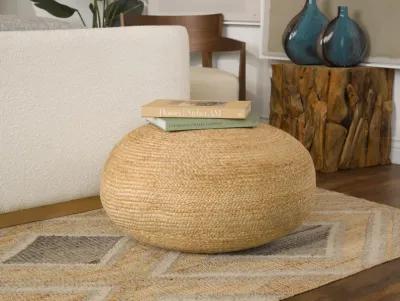 Villa by Classic Home Braga Jute Natural Pouf