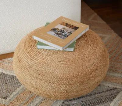 Villa by Classic Home Braga Jute Natural Pouf