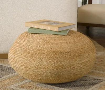 Villa by Classic Home Braga Jute Natural Pouf