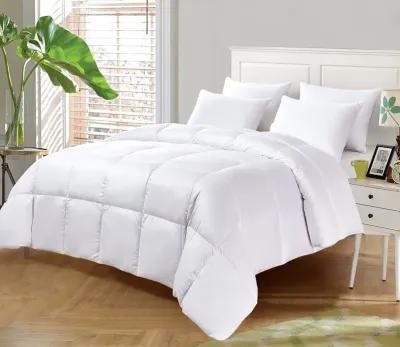 Kathy Ireland Ultra-Soft Nano-Touch White Down Fiber Comforter - Full/Queen