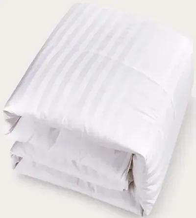 Blue Ridge Home Fashions Blue Ridge Home Damask Cotton White Goose Down and Feather Comforter - Full/Queen