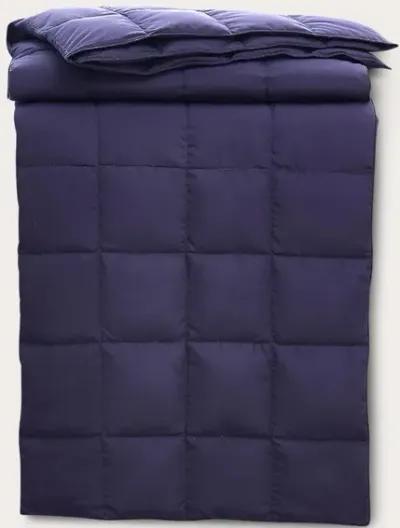 Serta Packable Down Fiber Throw Blanket