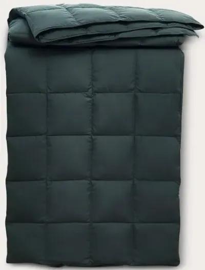 Serta Packable Down Fiber Throw Blanket