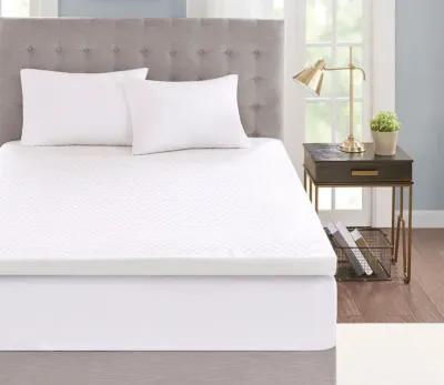 Sleep Philosophy 3-Inch Gel Memory Foam Cooling Mattress Topper - Memory Foam - King