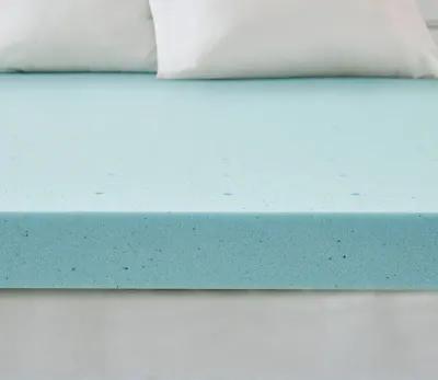 Sleep Philosophy 3-Inch Gel Memory Foam Cooling Mattress Topper - Memory Foam - King