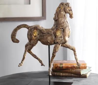 Uttermost Caballo Dorado Sculpture