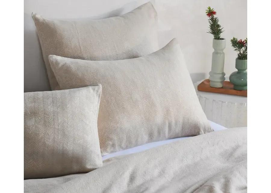 Villa by Classic Home French Herringbone Pillow Sham - Storm - King