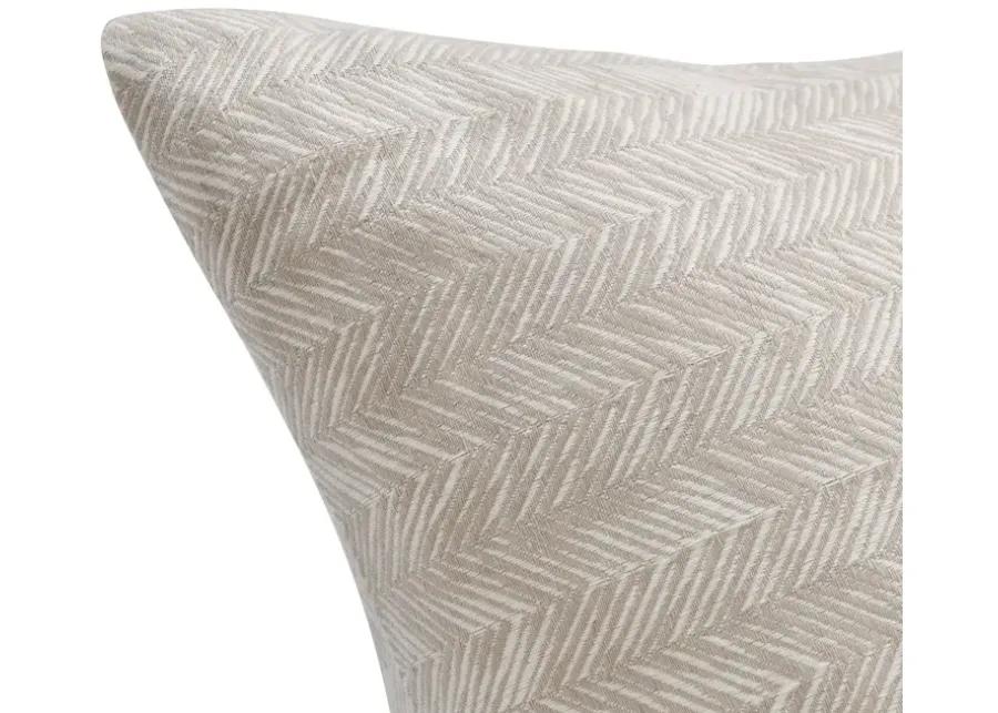 Villa by Classic Home French Herringbone Pillow Sham - Storm - King