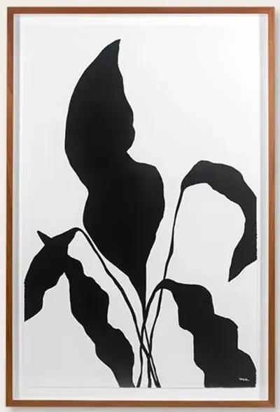 Grand Image Silhouetted Flower 1 Digital Print