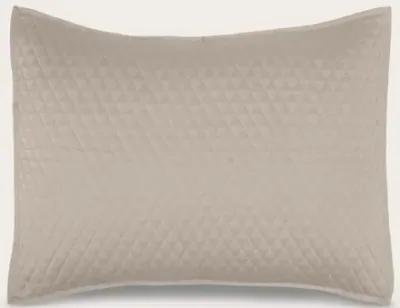 Villa by Classic Home Diamond Pebble Sateen Quilted Pillow Sham - King