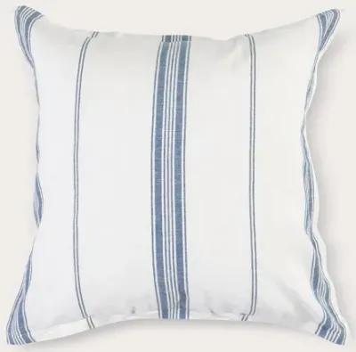 Villa by Classic Home Jayson Stripe Linen Cashmere Pillow Sham - Blue - Standard