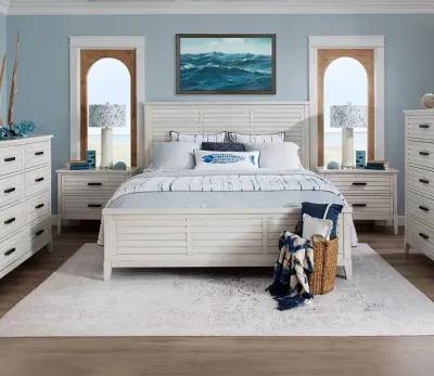 Legacy Classic Edgewater 8-Drawer Double Dresser - Sand Dollar White