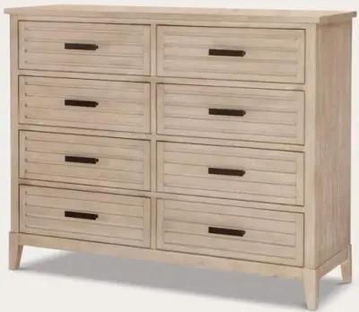 Legacy Classic Edgewater 8-Drawer Double Dresser - Sand Dollar White