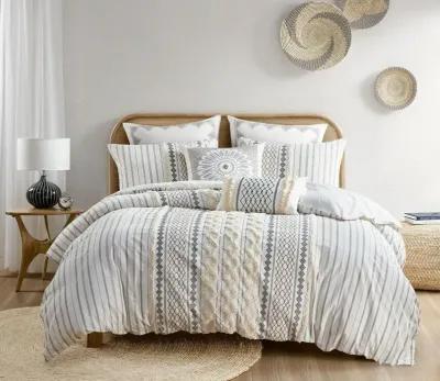 INK + IVY Ink & Ivy Imani Printed Cotton Chenille Comforter Set