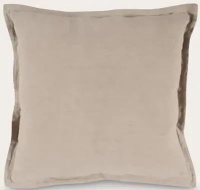 Villa by Classic Home Solstice Flax Linen Throw Pillow - Cedar Green