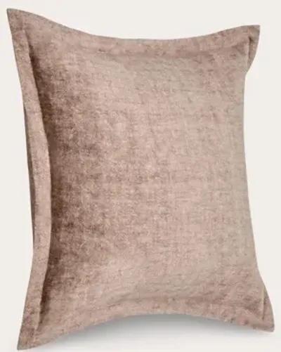 Villa by Classic Home Solstice Flax Linen Throw Pillow - Cedar Green