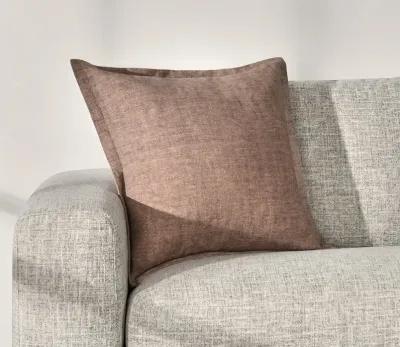 Villa by Classic Home Solstice Flax Linen Throw Pillow - Natural