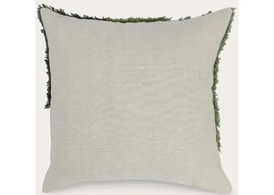 Villa by Classic Home Talum Sage Natural Throw Pillow