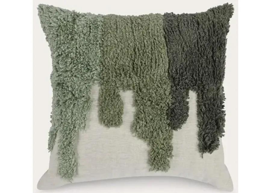 Villa by Classic Home Talum Sage Natural Throw Pillow