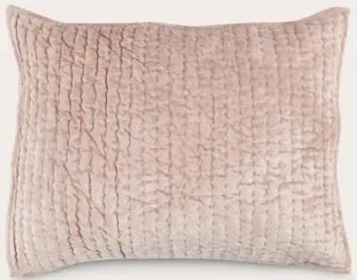 Villa by Classic Home Bari Velvet Pillow Sham - Nude - Standard