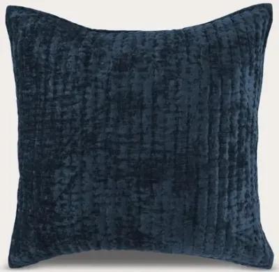 Villa by Classic Home Bari Velvet Pillow Sham - Ocean Blue - King