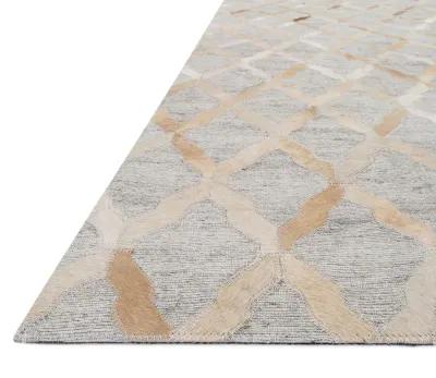 Loloi Dorado Grey Area Rug - Grey/Sand - 5' x 8'