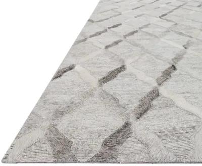 Loloi Dorado Grey Area Rug - Grey/Sand - 5' x 8'